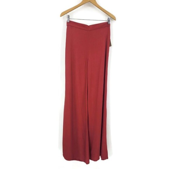 New Flynn Skye Ride Or Die Pants Womens M High Waisted Spice Rayon - Picture 1 of 7